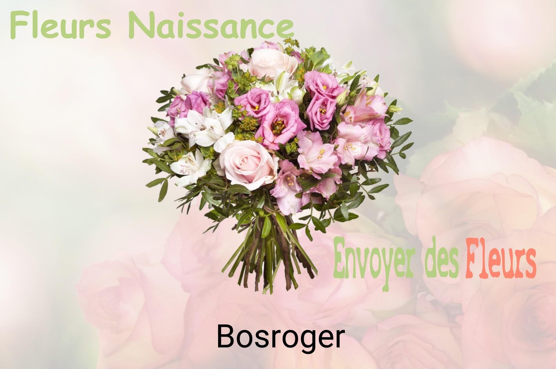 Bouquet de fleurs de naissance livré à Bosroger
